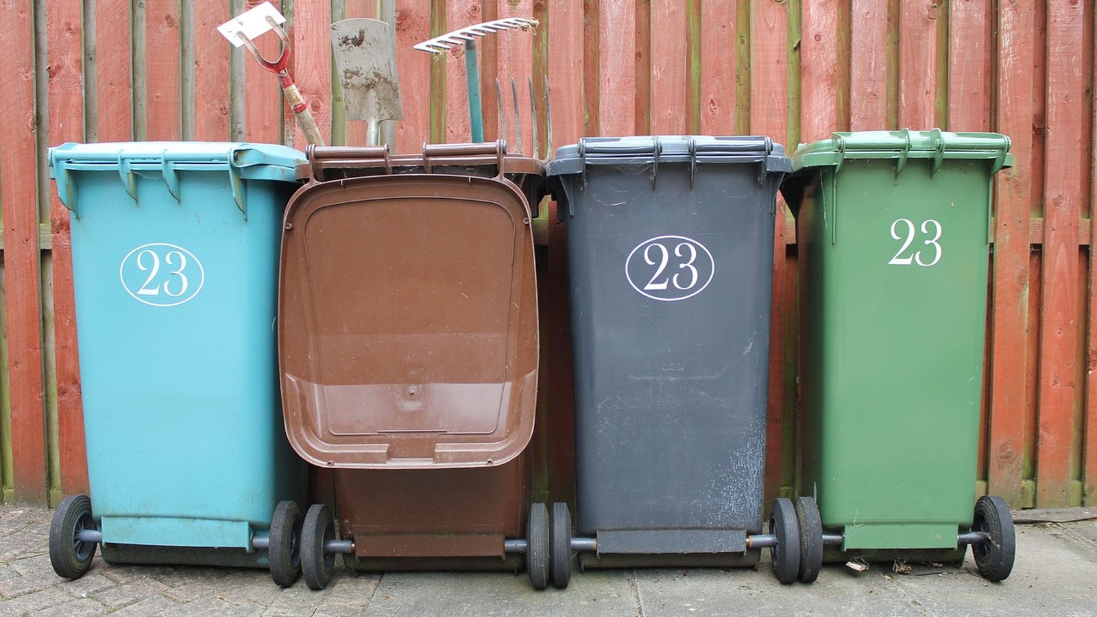 Dog poop trash can setup: outdoor bins and what South Sound haulers take